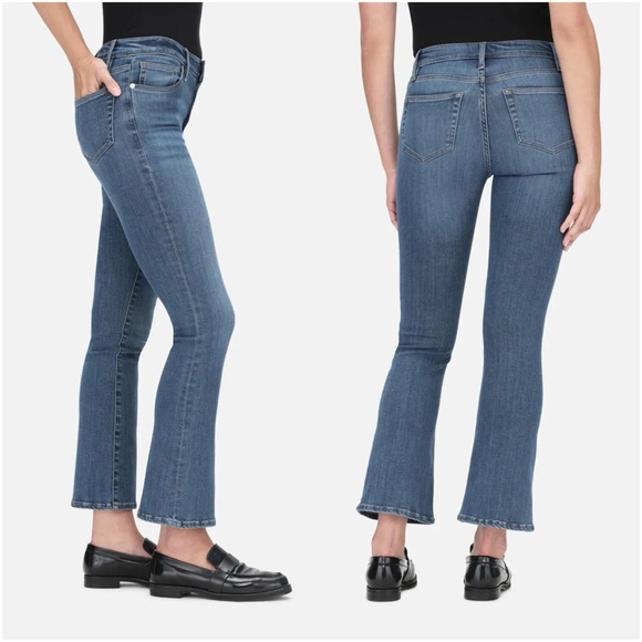 FRAME Le Crop Mini Boot in Poe - Picture 2 of 16